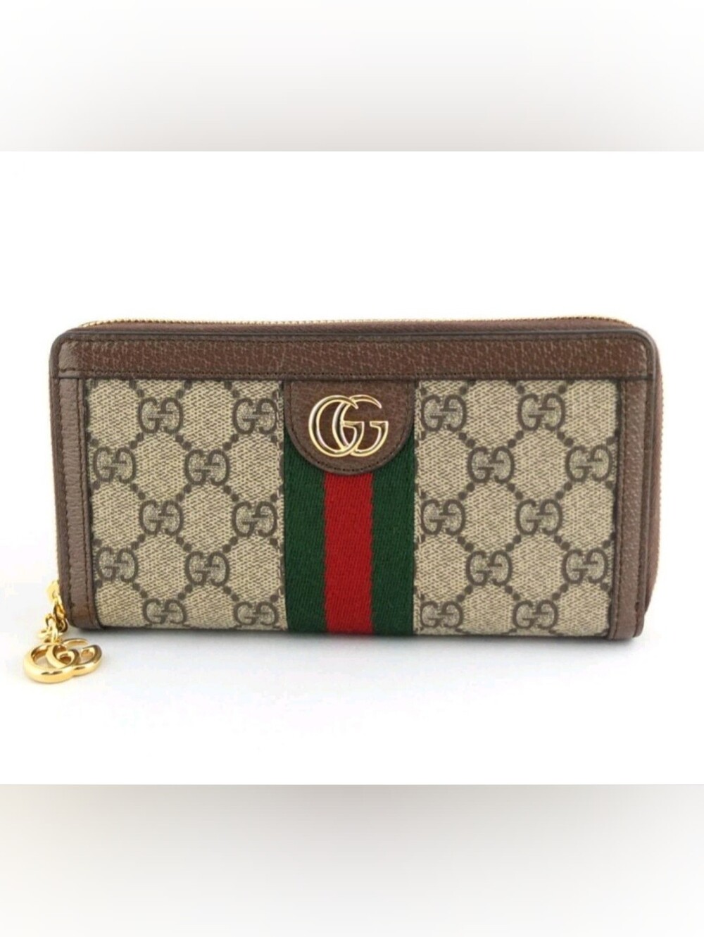 Gucci Ophidia GG Supreme Zip Around Wallet
